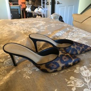 Leopard Mules size 7